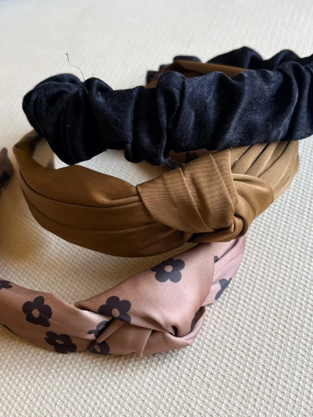 Bundle:  Three headbands Neutral Colors—Soft and Comfortable